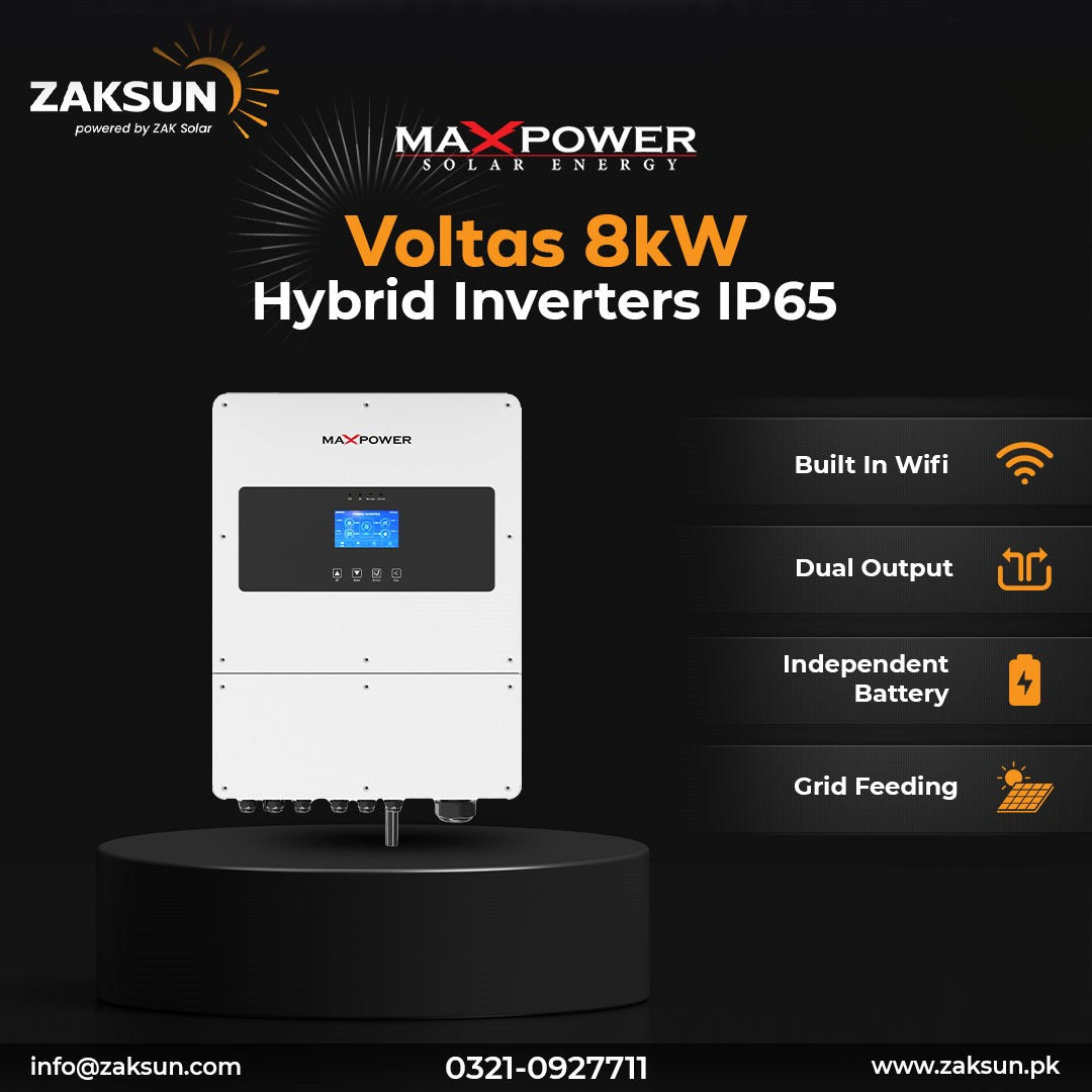 MaxPower Voltas 8kW Hybrid Inverter
