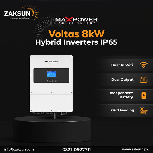 MaxPower Voltas 8kW Hybrid Inverter