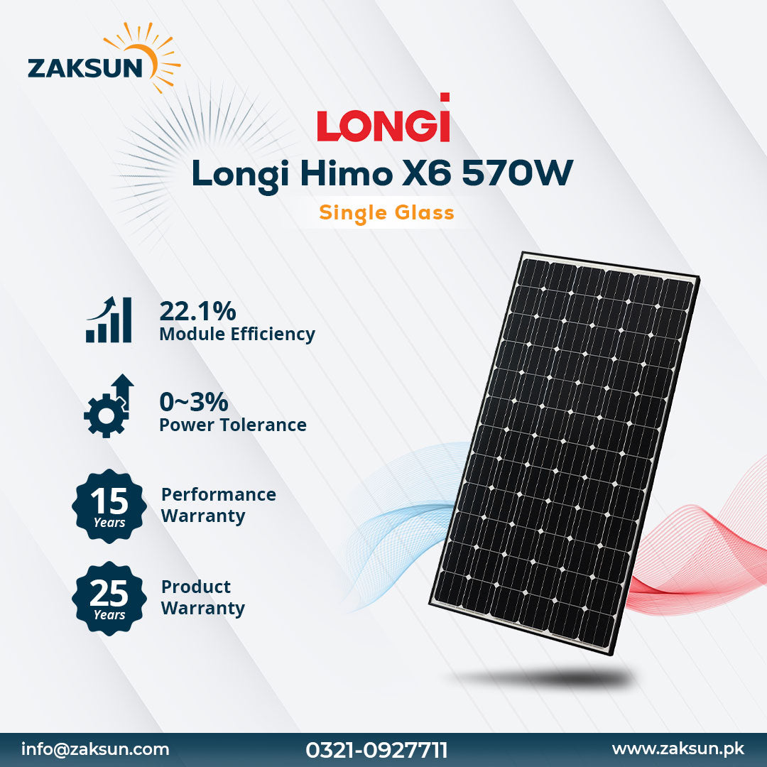 Longi Himo X6 570W Solar Panel