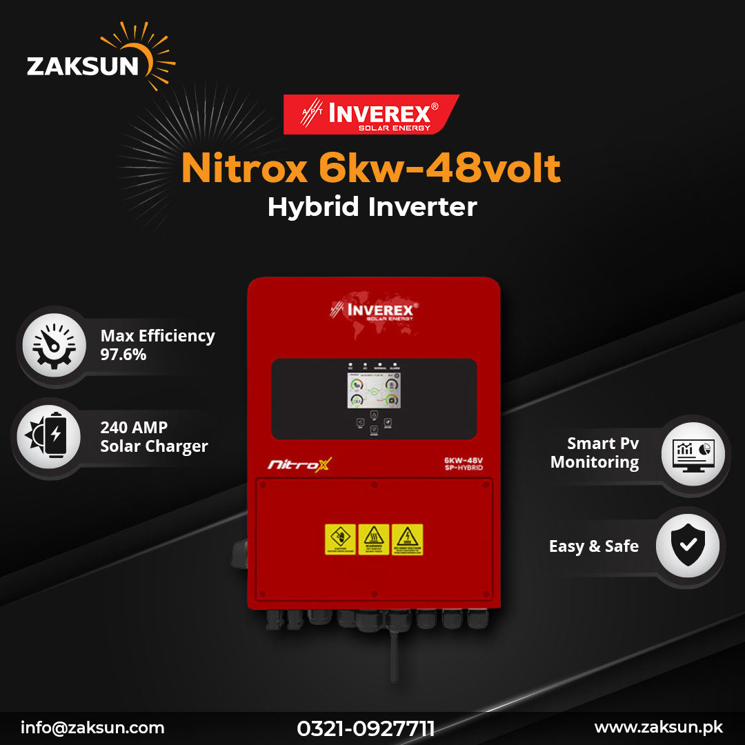 Nitrox 6KW-48V Solar Inverter