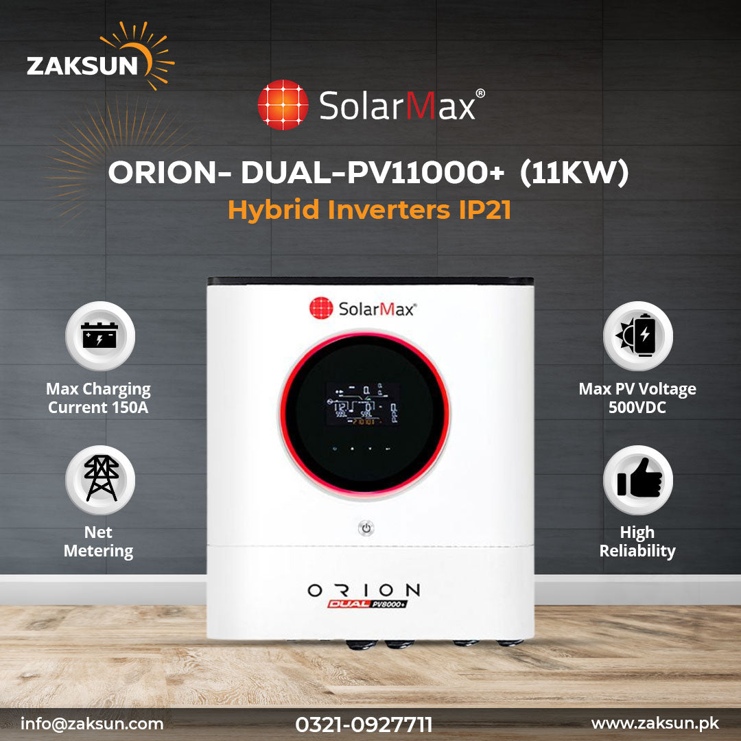 Solar Max ORION- DUAL-PV11000+(11KW) Hybrid Inverter