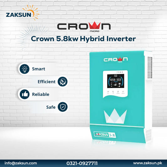Arceus Crown 5.8Kw Hybrid Inverter