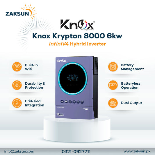 Knox Krypton 8000 6kw Infini V4 Hybrid Invertor