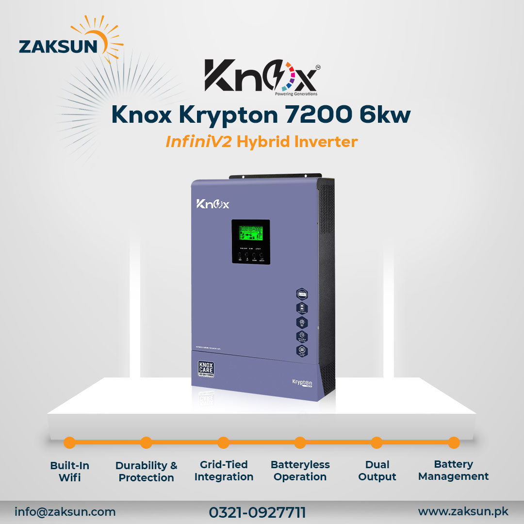 Knox Krypton 7200 6kw Infini V2 Hybrid Invertor