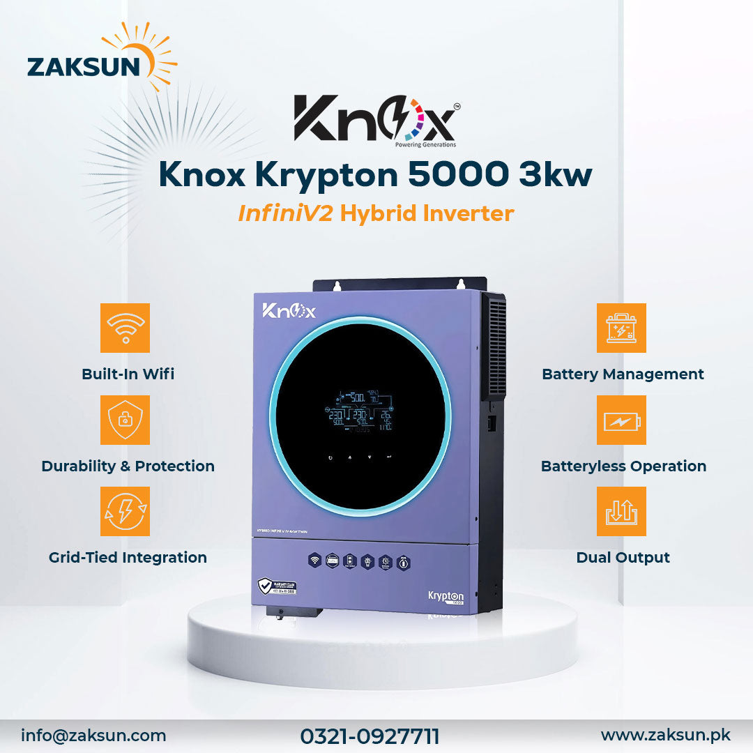 Knox Krypton 5000 3kw Infini V2 Hybrid Invertor