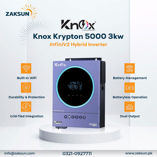 Knox Krypton 5000 3kw Infini V2 Hybrid Invertor