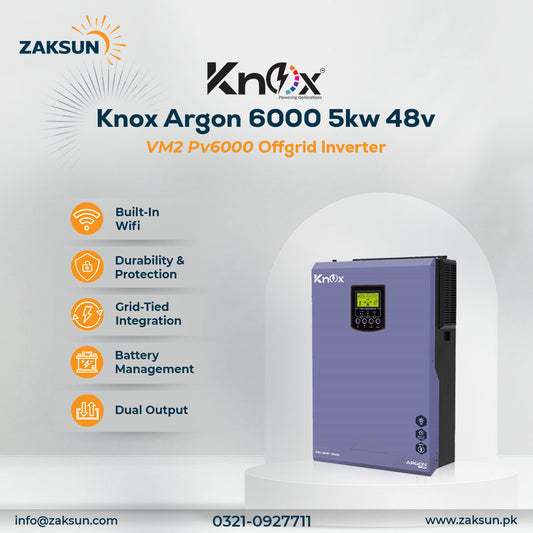 Knox Argon 6000 5kw 48v VM2 Pv6000 Off-Grid Inverter