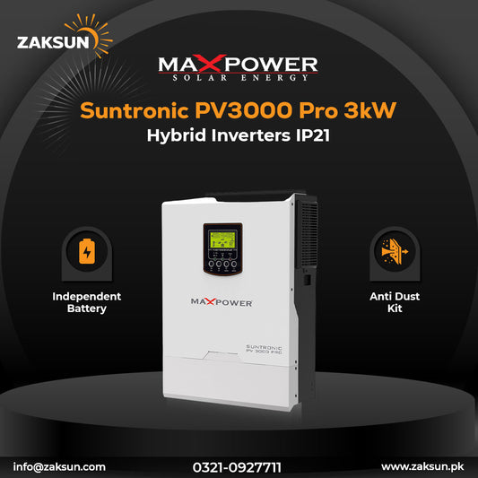 MaxPower Suntronic PV3000 Pro 3kW Hybrid Inverter