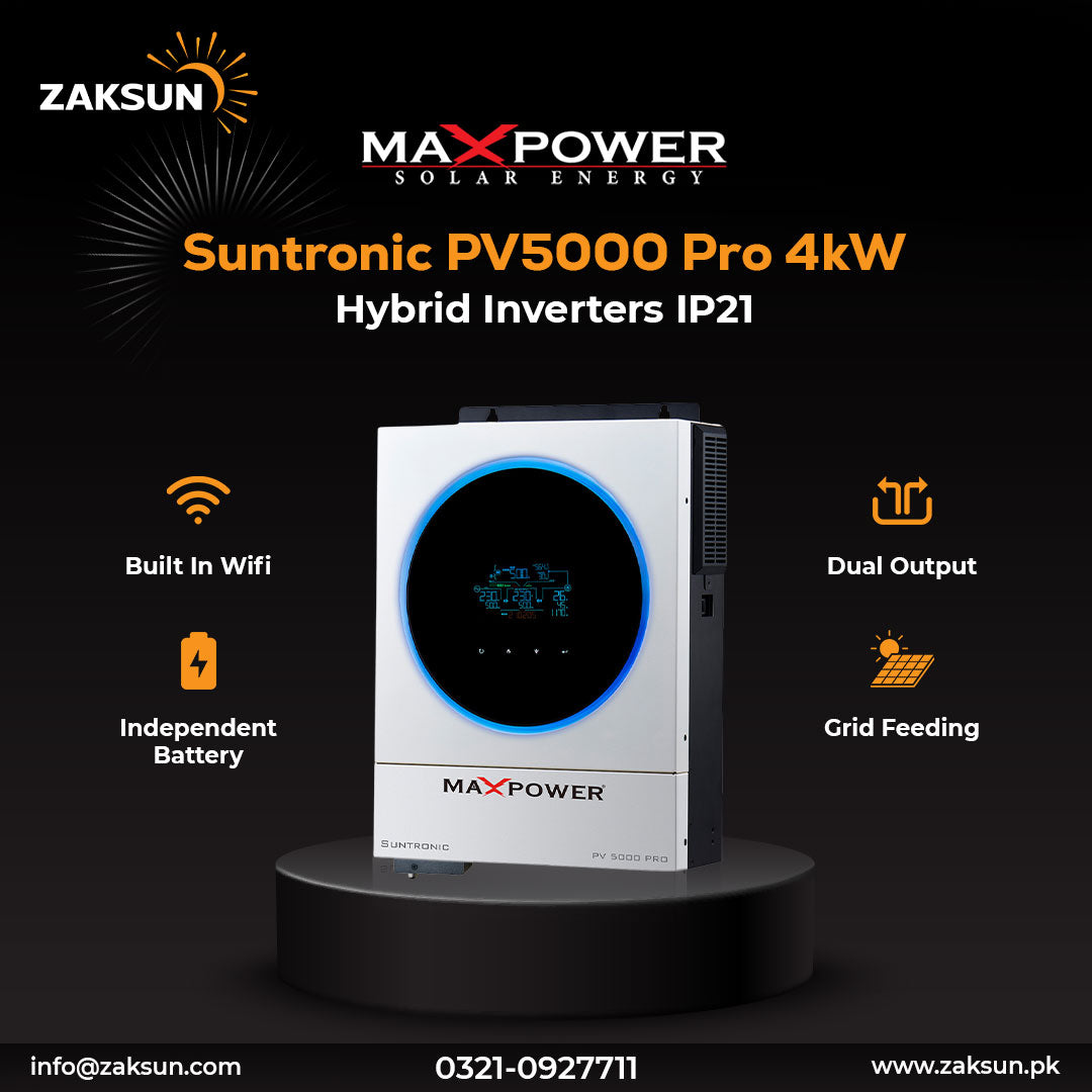 MaxPower Suntronic PV5000 Pro 4kW Hybrid Inverter