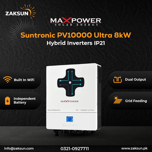 MaxPower Suntronic PV10000 Ultra 8kW Hybrid Inverter