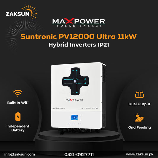 MaxPower Suntronic PV12000 Ultra 11kW Hybrid Inverter