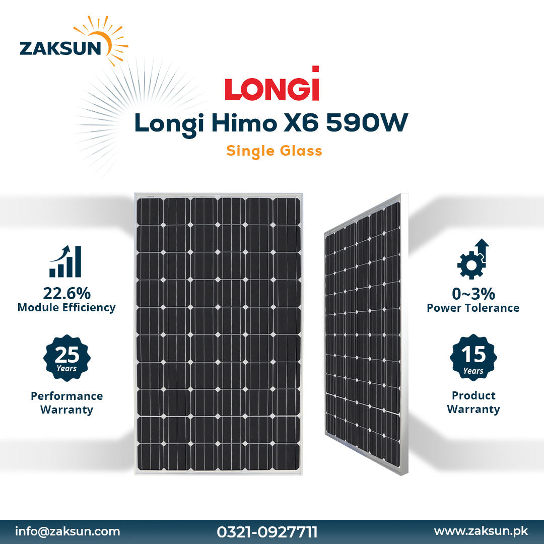 Longi Himo X6 590 Solar Panel