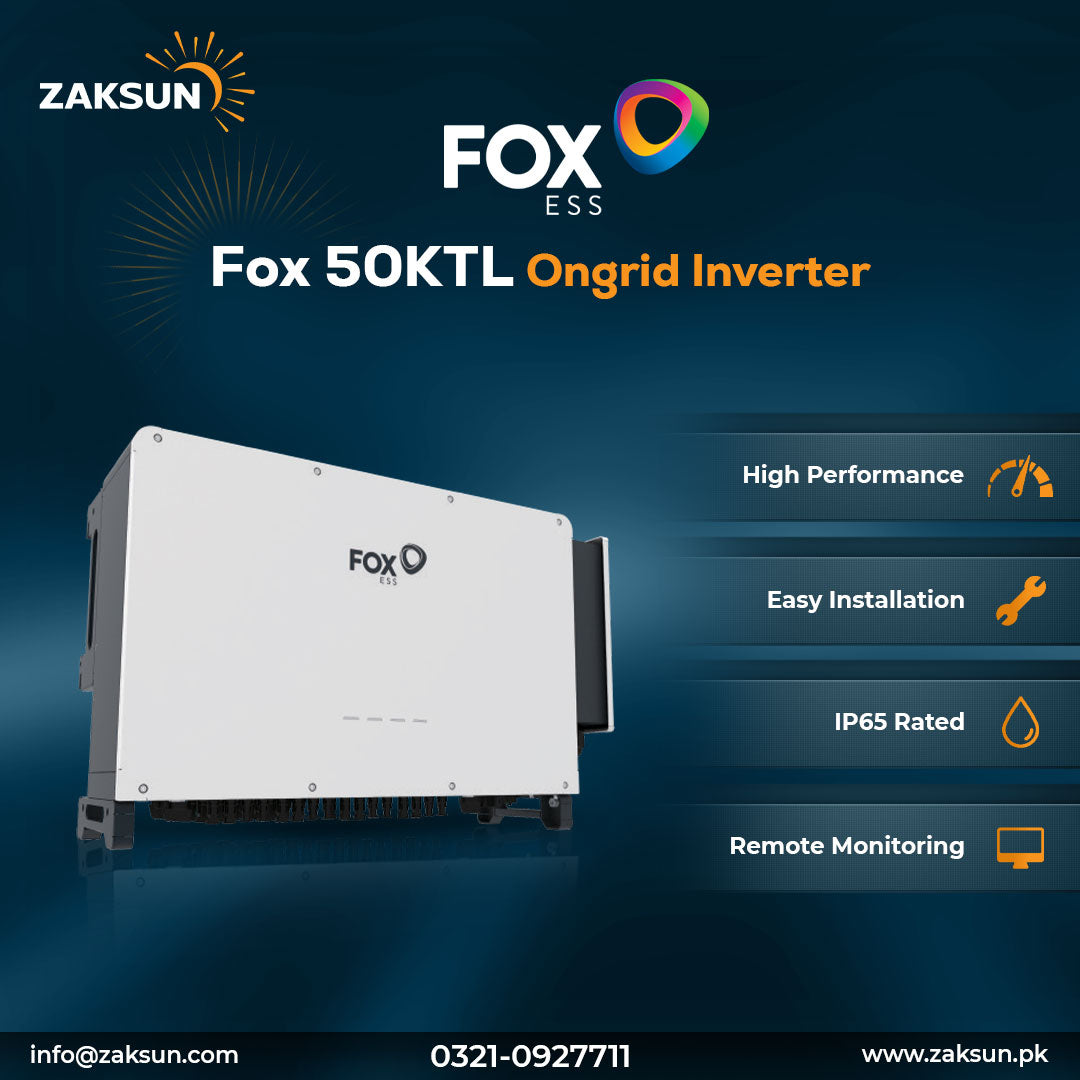 Fox 50KTL On-grid 3 Phase Inverter