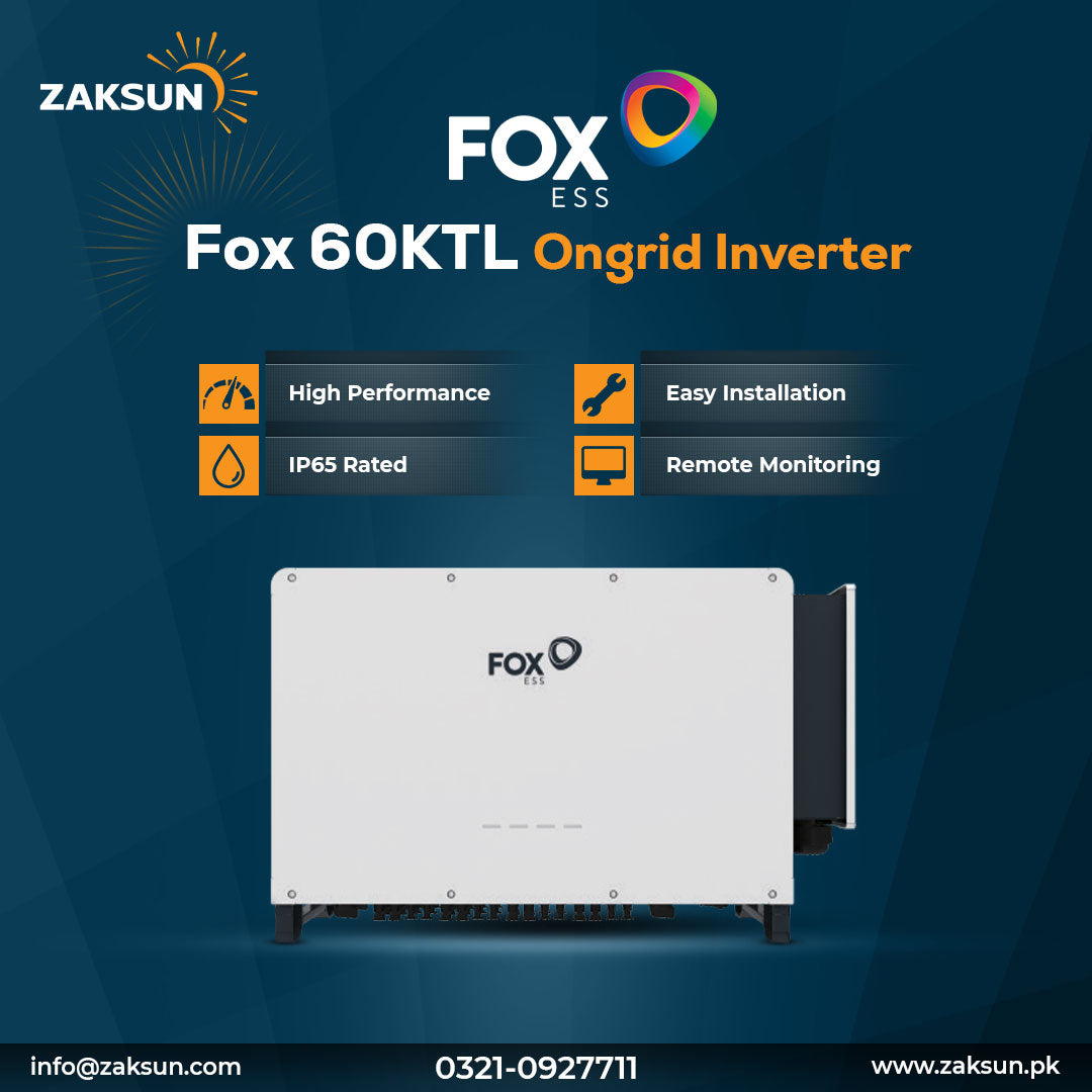 Fox 60KTL On-grid 3 Phase Inverter