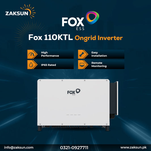 Fox 110KTL On-grid 3 Phase Inverter