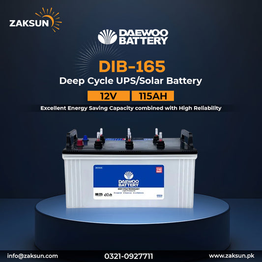 Daewoo DIB-165 (12v 115Ah)