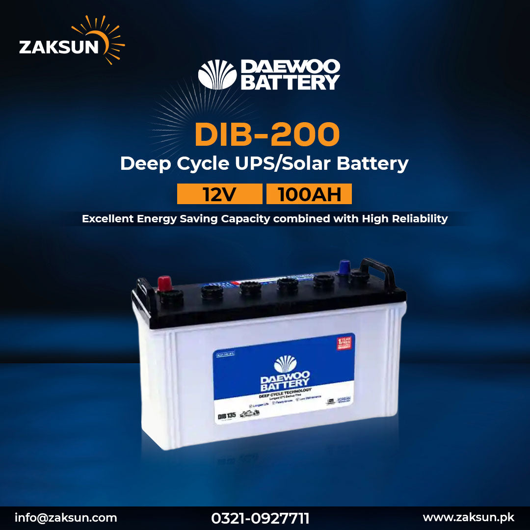 Daewoo DIB-200 (12v 100Ah)