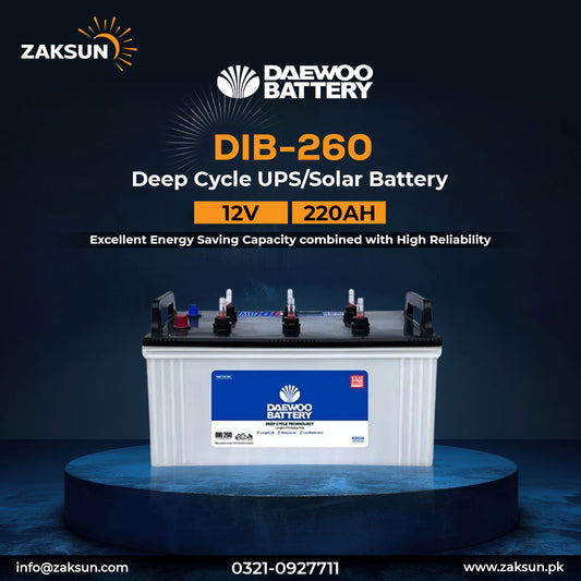 Daewoo  DIB-260 (12v 220Ah)