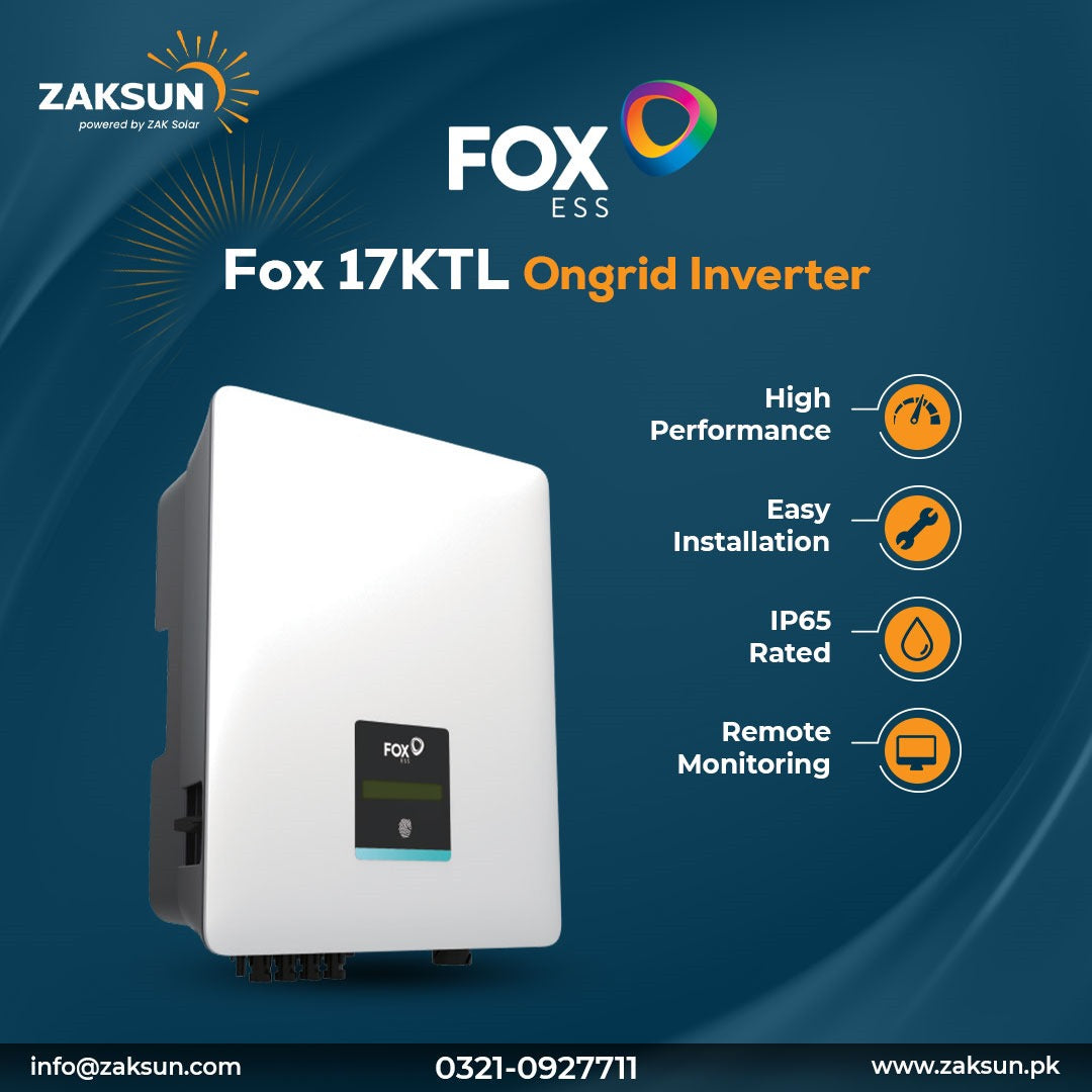 Fox 17KW On Grid Solar Inverter