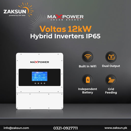 MaxPower Voltas 12kW Hybrid Inverter