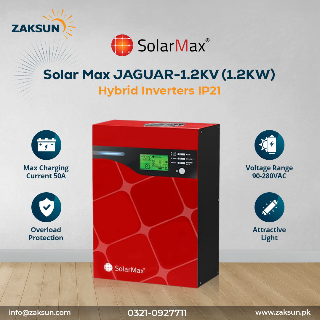 Solar Max JAGUAR-1.2KV (1.2KW) Hybrid Inverter