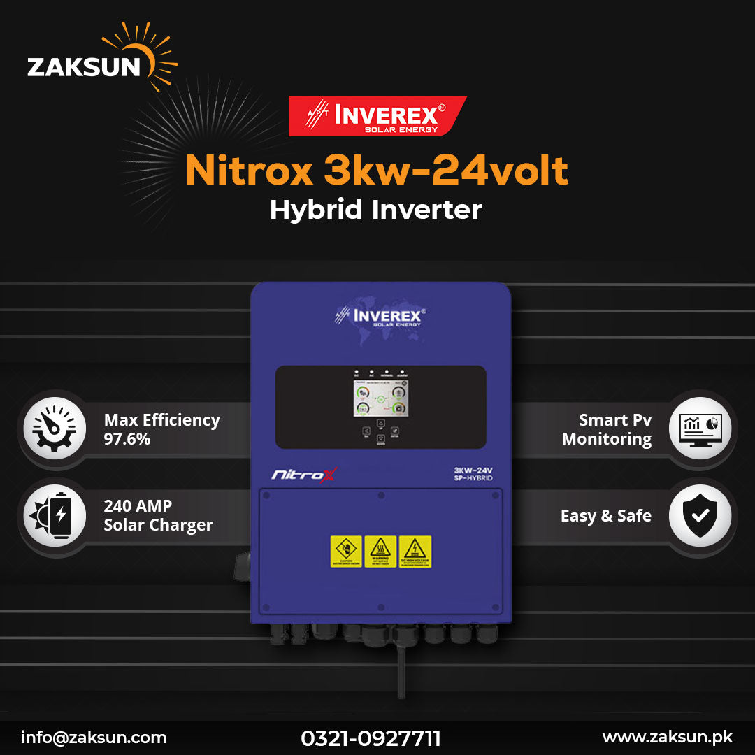 Nitrox 3Kw-24V Solar Inverter
