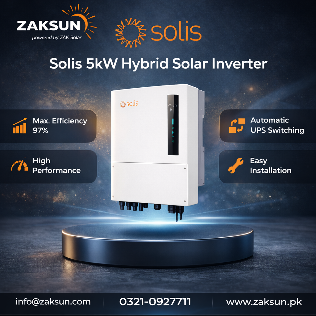 Solis 5kW Hybrid Inverter - ZAKSUN